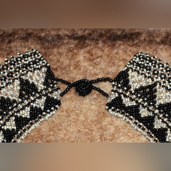 Hand-Beaded Collar Necklace - Picture 2 of 3